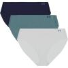 image:imageUnder Armour Womens 3pack Pure Stretch No Show Bikini Underwear Allday Comfort Fit amp UltrasoftHalo Grey