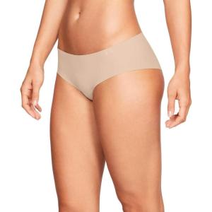 image:imageUnder Armour Womens 3pack Pure Stretch No Show Hipster Underwear Allday Comfort amp Ultrasoft FitBlackNudePeach Horizon