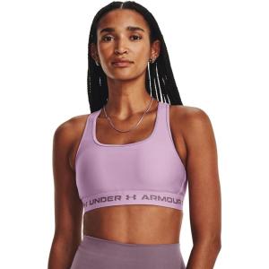 image:imageUnder Armour Womens Crossback Mid Impact Sports Bra174 Fresh Orchid   White