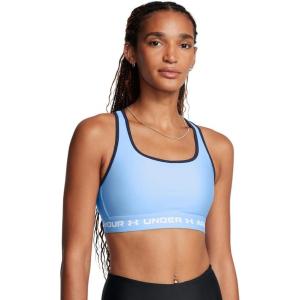 image:imageUnder Armour Womens Crossback Mid Impact Sports Bra465 Horizon Blue  Midnight Navy  White