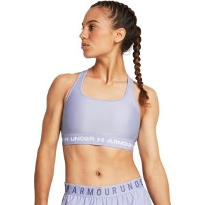 image:imageUnder Armour Womens Crossback Mid Impact Sports Bra539 Celeste  Celeste  White