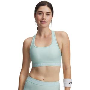 image:imageUnder Armour Womens Crossback Mid Impact Sports Bra703 Refresh Mint   White