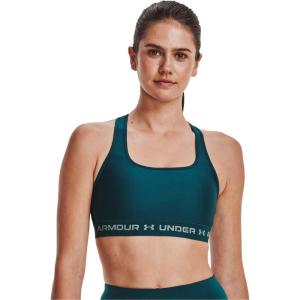 image:imageUnder Armour Womens Crossback Mid Impact Sports Bra716 Tourmaline Teal   Opal Green