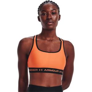 image:imageUnder Armour Womens Crossback Mid Impact Sports Bra800 Sunset Boulevard  Black  Sunset Boulevard