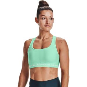 image:imageUnder Armour Womens Crossback Mid Impact Sports BraAqua Foam 335White
