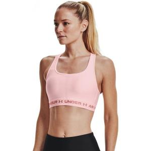 image:imageUnder Armour Womens Crossback Mid Impact Sports BraBeta Tint 658Stardust Pink