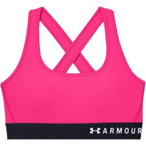 image:imageUnder Armour Womens Crossback Mid Impact Sports BraCerise 653White