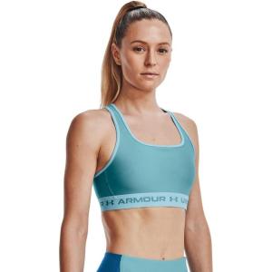 image:imageUnder Armour Womens Crossback Mid Impact Sports BraCloudless Sky 400Cloudless Sky