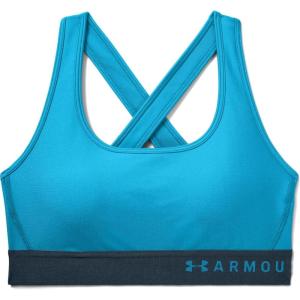 image:imageUnder Armour Womens Crossback Mid Impact Sports BraEquator Blue 417Mechanic Blue