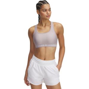 image:imageUnder Armour Womens Crossback Mid Impact Sports BraGray DawnWhite