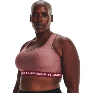 image:imageUnder Armour Womens Crossback Mid Impact Sports BraLeague Red 626Micro Pink