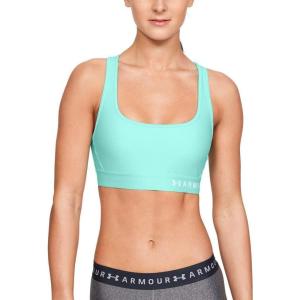 image:imageUnder Armour Womens Crossback Mid Impact Sports BraNeo Turquoise Neo Turquoise
