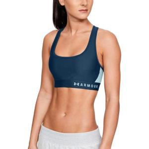 image:imageUnder Armour Womens Crossback Mid Impact Sports BraPetrol Blue Petrol Blue