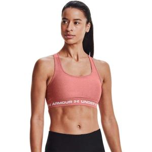 image:imageUnder Armour Womens Crossback Mid Impact Sports BraStardust Pink Light Heather 649White
