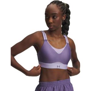 image:imageUnder Armour Womens Infinity High Impact Sports Bra Plus520 Purple Luxe  Purple Crest  Purple Luxe