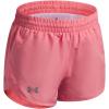 image:imageUnder Armour Girls Fly By Shorts600 Bittersweet Pink  Bittersweet Pink  Reflective