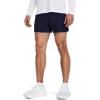 image:imageUnder Armour Mens Launch Run 5 Shorts410 Midnight Navy  Midnight Navy  Reflective