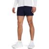 image:imageUnder Armour Mens Launch Run 5 Shorts410 Midnight Navy  Midnight Navy  Reflective