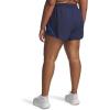 image:imageUnder Armour Womens Fly by Shorts403 Washed Navy  Blue Atlantis  Reflective