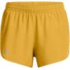image:imageUnder Armour Womens Fly by Shorts711 Golden Yellow  Golden Yellow  Reflective