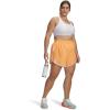 image:imageUnder Armour Womens Fly by Shorts870 Orange Bloc  White  Reflective