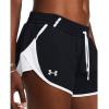 image:imageUnder Armour Womens Fly by ShortsBlackWhiteReflective