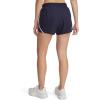 image:imageUnder Armour Womens Fly by ShortsMidnight NavyPrime PinkReflective