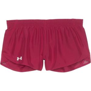 image:imageUnder Armour Girls Fly By Shorts681 Shaded Fuchsia   Reflective