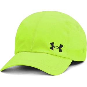 image:imageUnder Armour Mens Isochill Launch Adjustable Hat731 Highvis Yellow  Black  Reflective