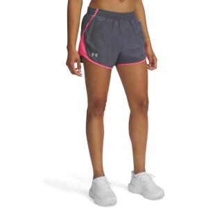 image:imageUnder Armour Womens Fly by Shorts027 Castlerock  Super Pink  Reflective
