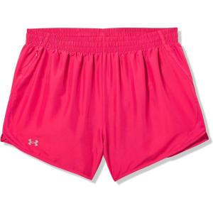image:imageUnder Armour Womens Fly by Shorts681 Shaded Fuchsia   Reflective