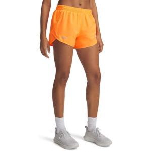 image:imageUnder Armour Womens Fly by Shorts824 Electric Tangerine  Electric Tangerine  Reflective