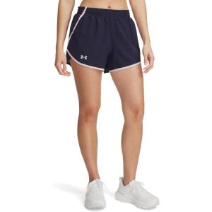 image:imageUnder Armour Womens Fly by ShortsMidnight NavyPrime PinkReflective