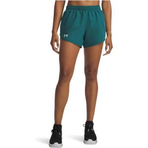 image:imageUnder Armour Womens Fly by ShortsRack GreenRack GreenReflective