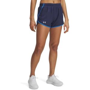 image:imageUnder Armour Womens Fly by ShortsWashed NavyBlue AtlantisReflective