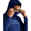 image:imageUnder Armour Mens Isochill Ninja Hook Hoodie432 Tech Blue   Horizon Blue