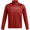 image:imageUnder Armour Mens Isochill Ninja Hook Hoodie840 Earthen Orange   Canyon Pink