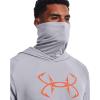 image:imageUnder Armour Mens Isochill Ninja Hook HoodieMod Gray 011Blaze Orange