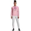 image:imageUnder Armour womens Shoreline Terry Hoodie100 White   Pink Sugar