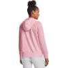 image:imageUnder Armour womens Shoreline Terry Hoodie100 White   Pink Sugar