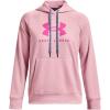 image:imageUnder Armour womens Shoreline Terry Hoodie100 White   Pink Sugar