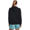 image:imageUnder Armour womens Shoreline Terry HoodieBlack 001Electric Tangerine