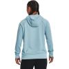 image:imageUnder Armour womens Shoreline Terry HoodieOpal Blue 293Electric Tangerine