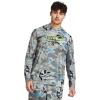 image:imageUnder Armour Mens Isochill Shore Break Camo Hoodie012 Pitch Gray  Pitch Gray  Lime Surge