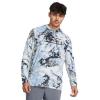 image:imageUnder Armour Mens Isochill Shore Break Camo Hoodie475 Carolina Blue  Halo Gray  Black