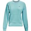image:imageUnder Armour Womens Shoreline Terry CrewCloudless Sky 400White