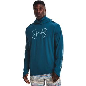 image:imageUnder Armour Mens Isochill Ninja Hook HoodieDeep Sea 458Quirky Lime