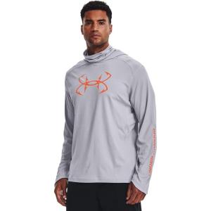 image:imageUnder Armour Mens Isochill Ninja Hook HoodieMod Gray 011Blaze Orange
