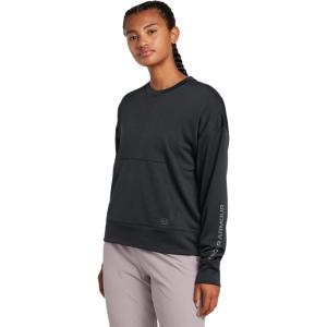 image:imageUnder Armour Womens Shoreline Terry Crew001 Black   Castlerock