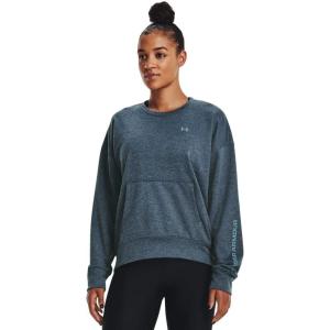 image:imageUnder Armour Womens Shoreline Terry Crew401 Still Water   Static Blue